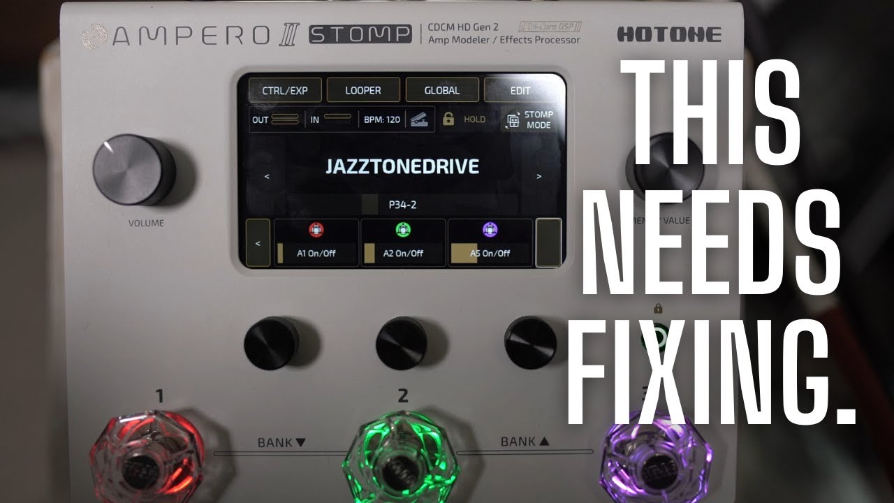 Why the HoTone Ampero Stomp Isn't Quite Ready Yet - The things you NEED to know