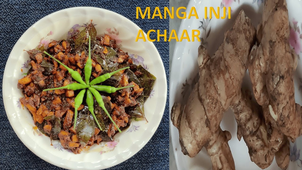 Manga Inji Achar | Mango Ginger pickle | Instant Mango Ginger Pickle | Homely Passion