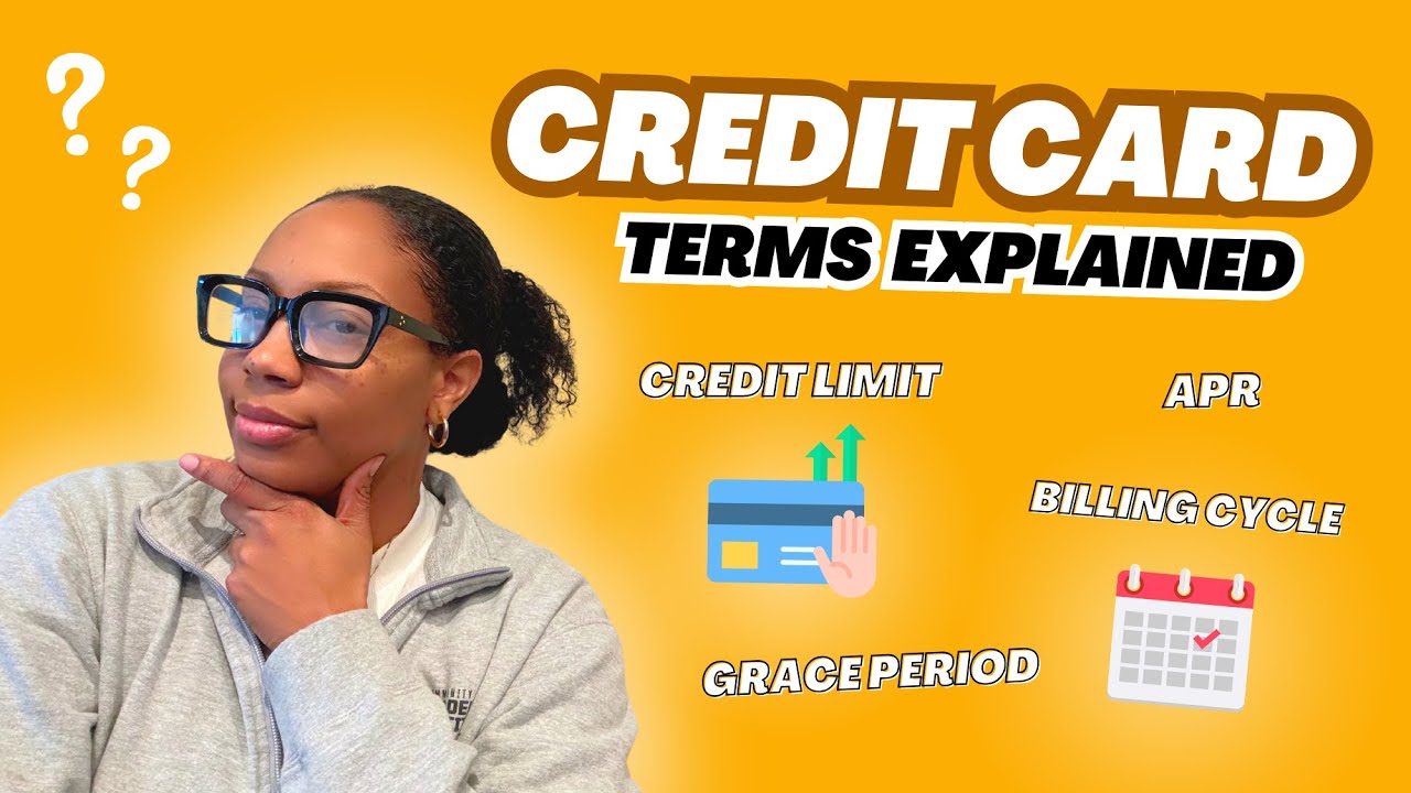 Credit Card Terms Explained - Basics for Beginners