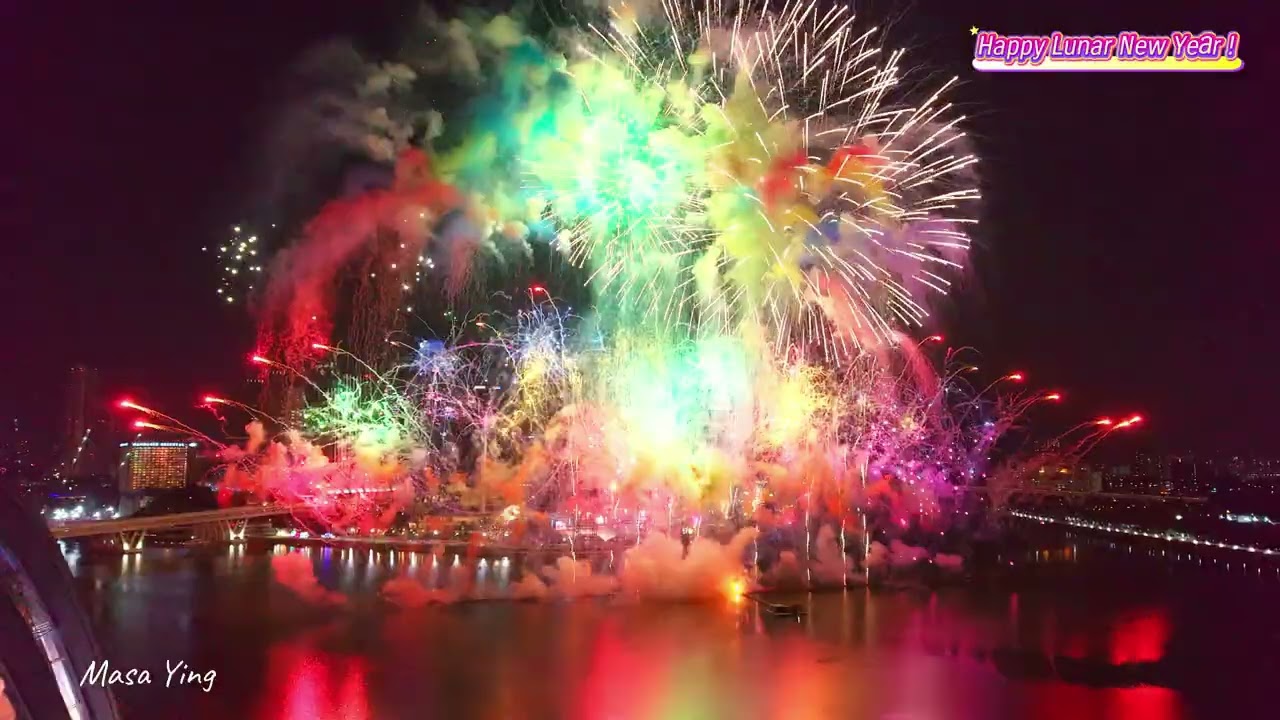 Celebrating Lunar New Year at Singapore Marina Bay