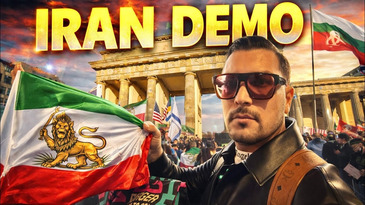 Iran Demo eskaliert – Chaos am Brandenburger Tor 😱