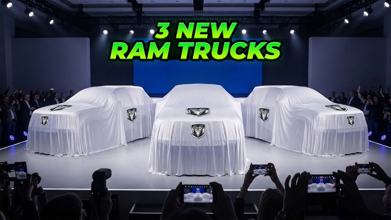 3 НОВЫХ пикапа Ram 2027 года, которые изменят ВСЁ!