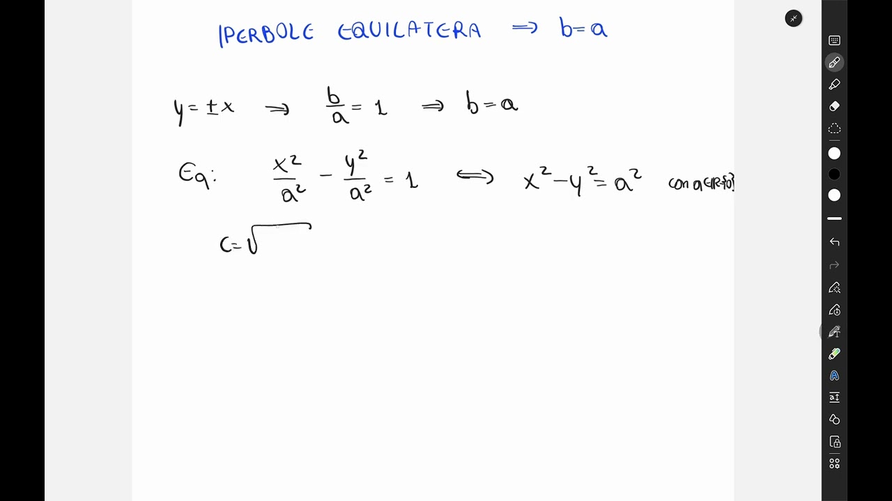 Ip 2: Iperbole equilatera