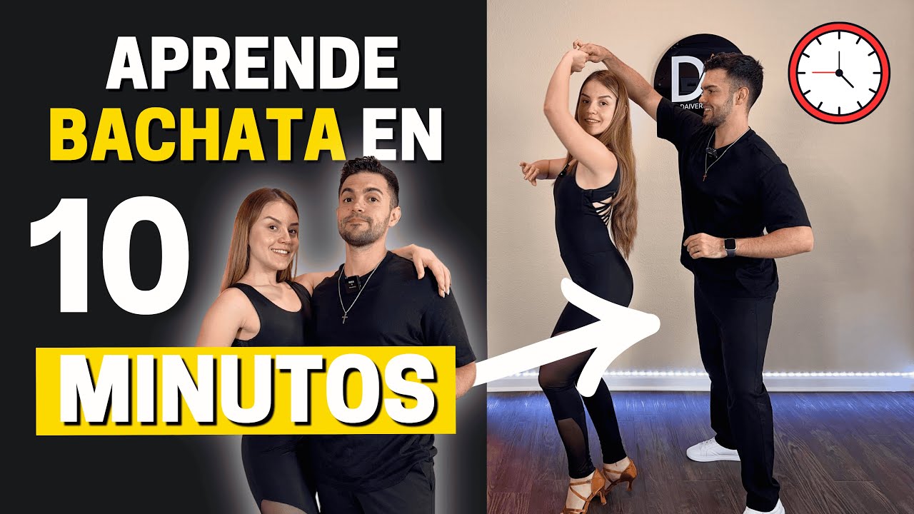 Aprende a Bailar Bachata en Solo 10 Minutos (Rápido y Fácil!) ✅🔥