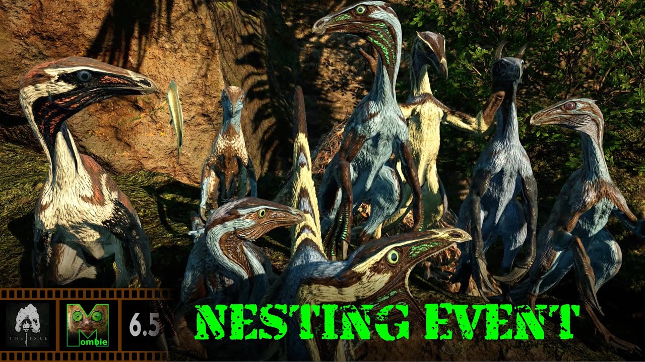 The Isle Evrima - Nesting Event - featuring @evolf9910 - Update 6.5 - Beipiaosaurus