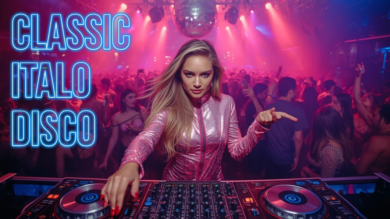 Classic Euro Disco 80s &bull; Italian Italo DJ Mix with Vintage Synth Grooves