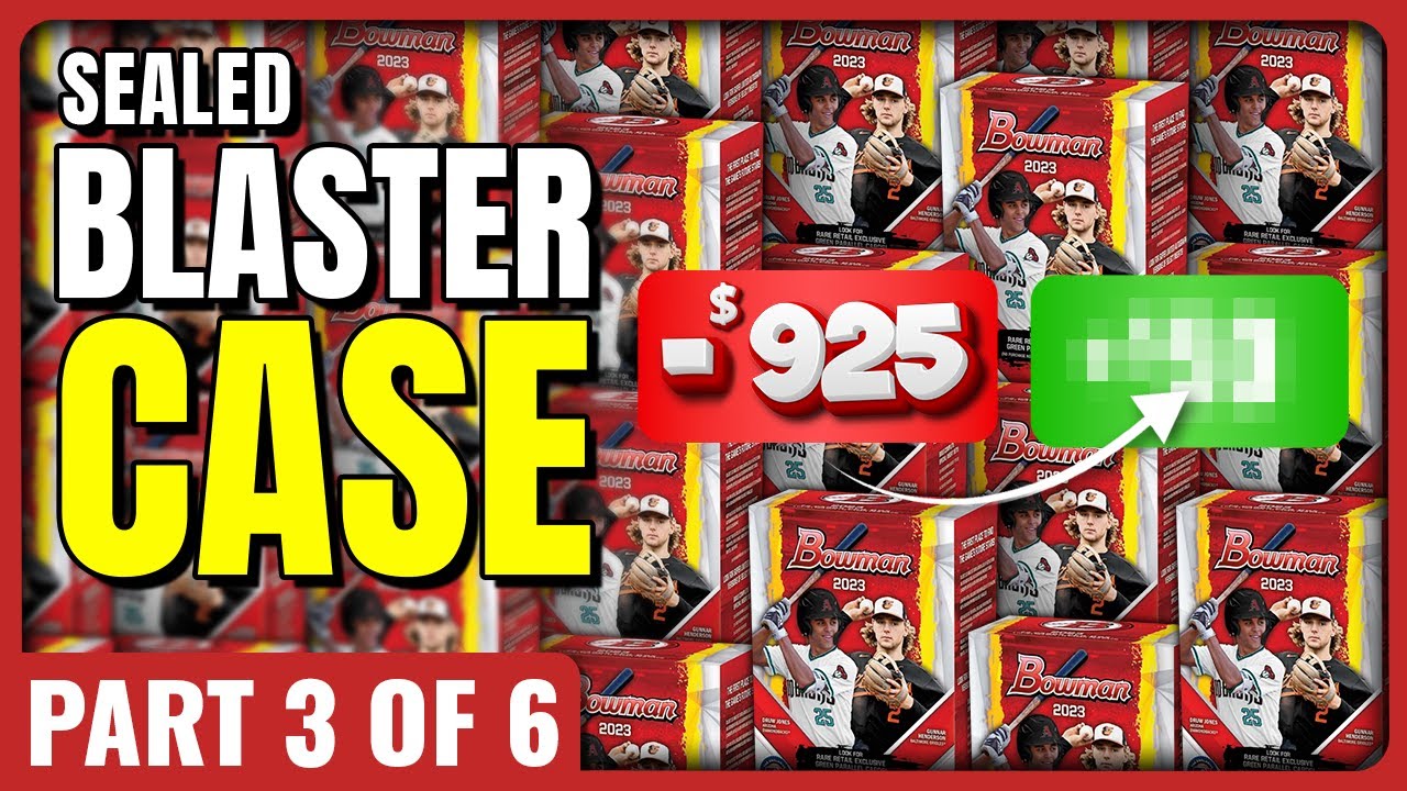 2 AUTOS!!🚨 FULL CASE PROFIT CHALLENGE🚨 2023 BOWMAN BLASTER CASE - PART 3 OF 6
