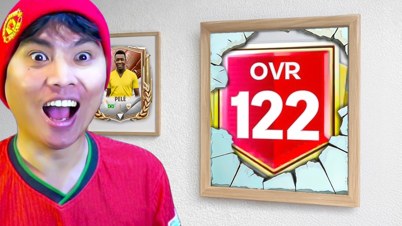 Akhirnyaa wak aku tembus OVR 122 juga di FC Mobile