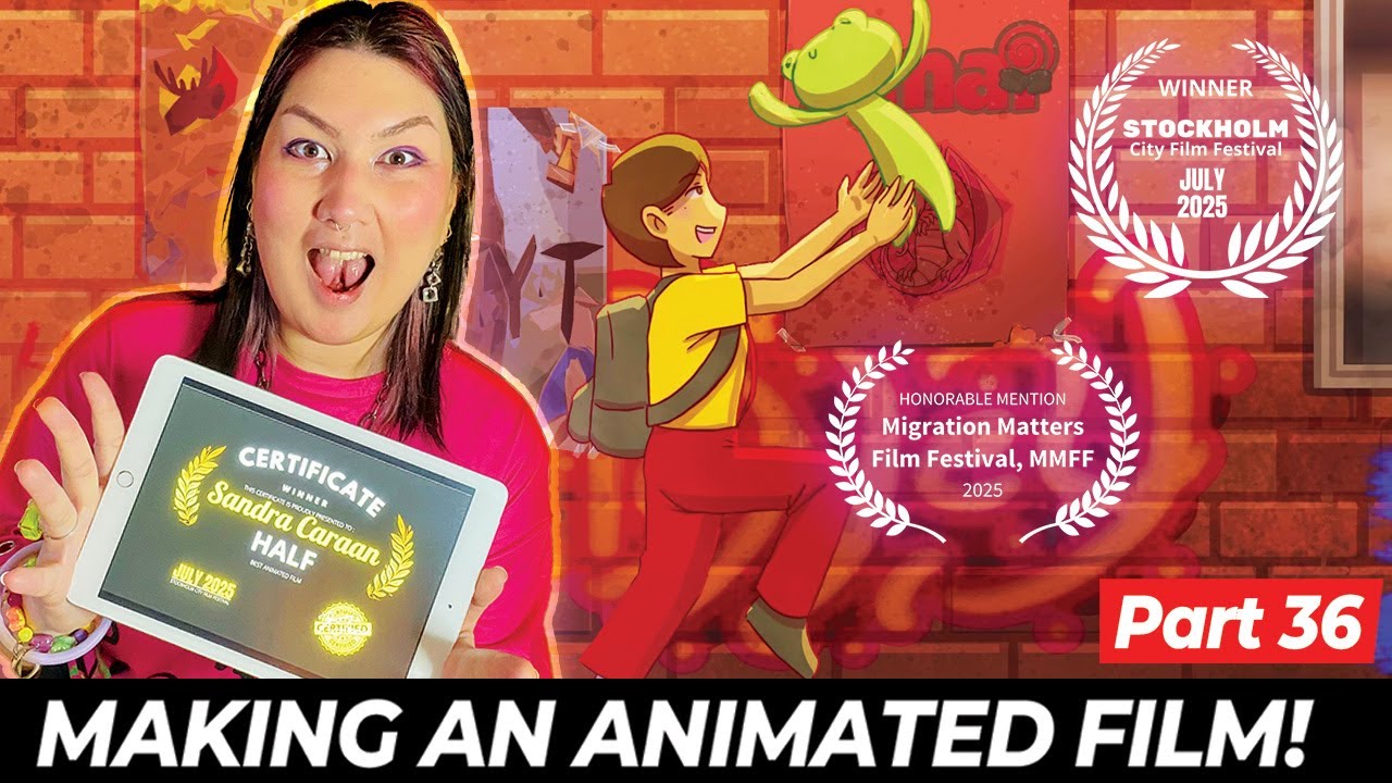 #36 Making my own animated film - MY FILM WON AN AWARD!