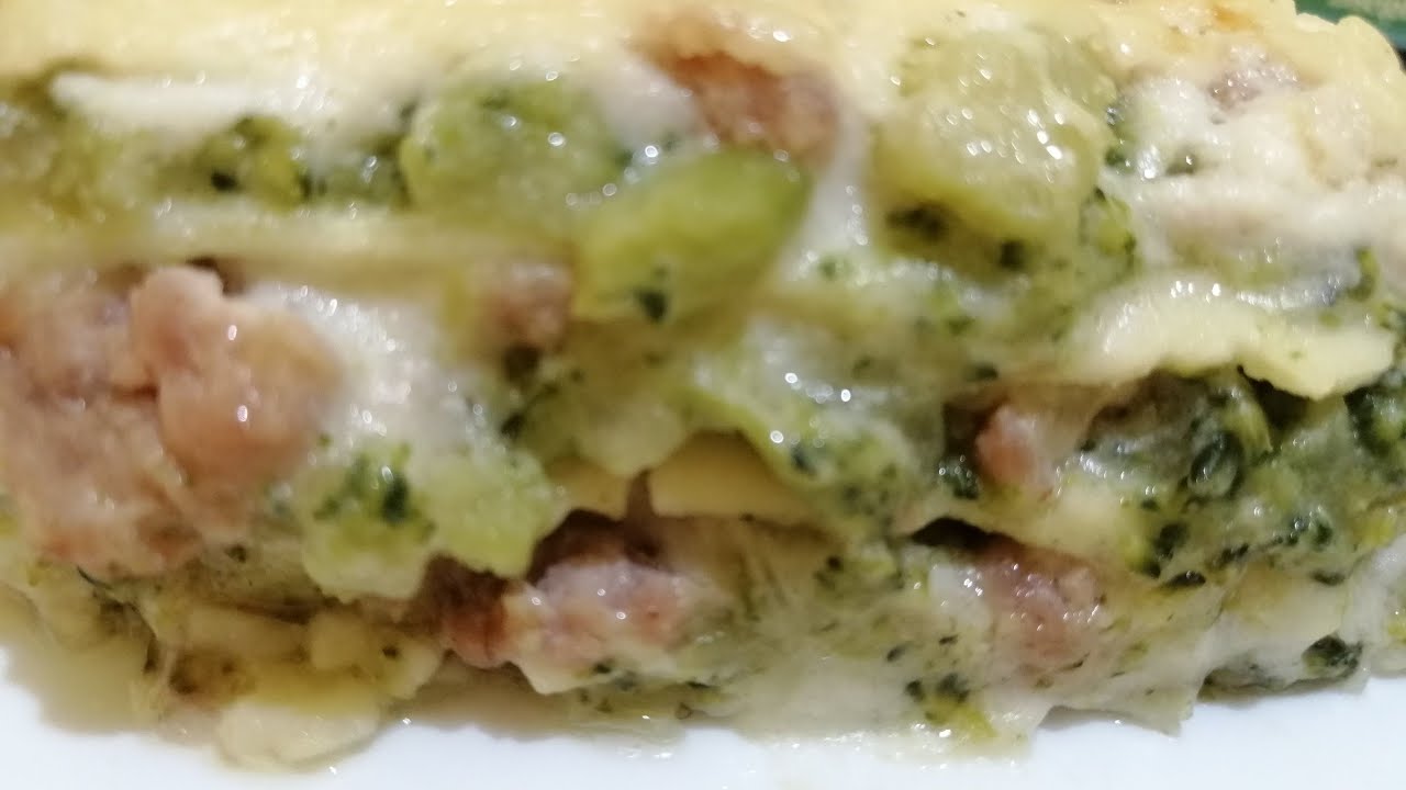 LASANHA BRÓCOLIS E LINGUIÇA! Econômica, deliciosa e sem glúten!