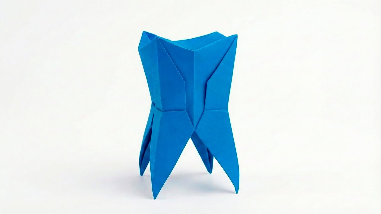 Origami &ldquo;BlueTooth&rdquo; &ndash; How to Fold a Paper Tooth