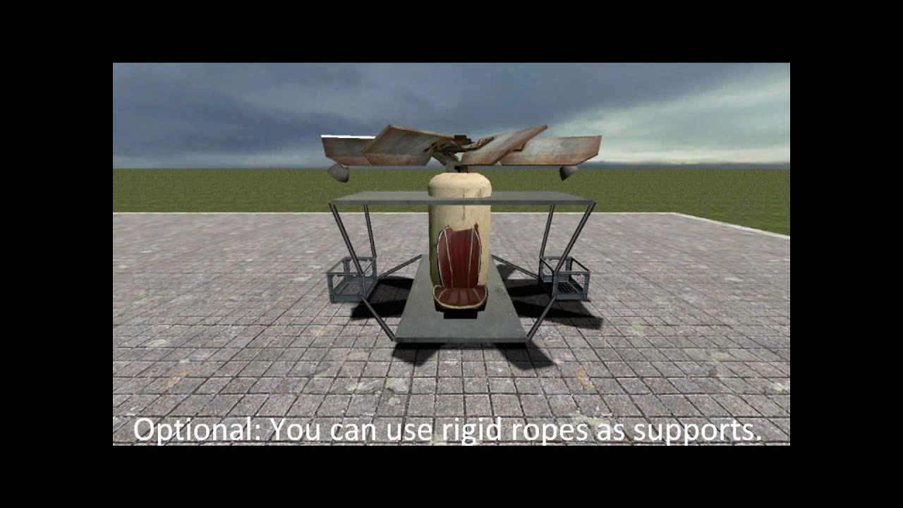 How to Make a Helicopter in Gmod