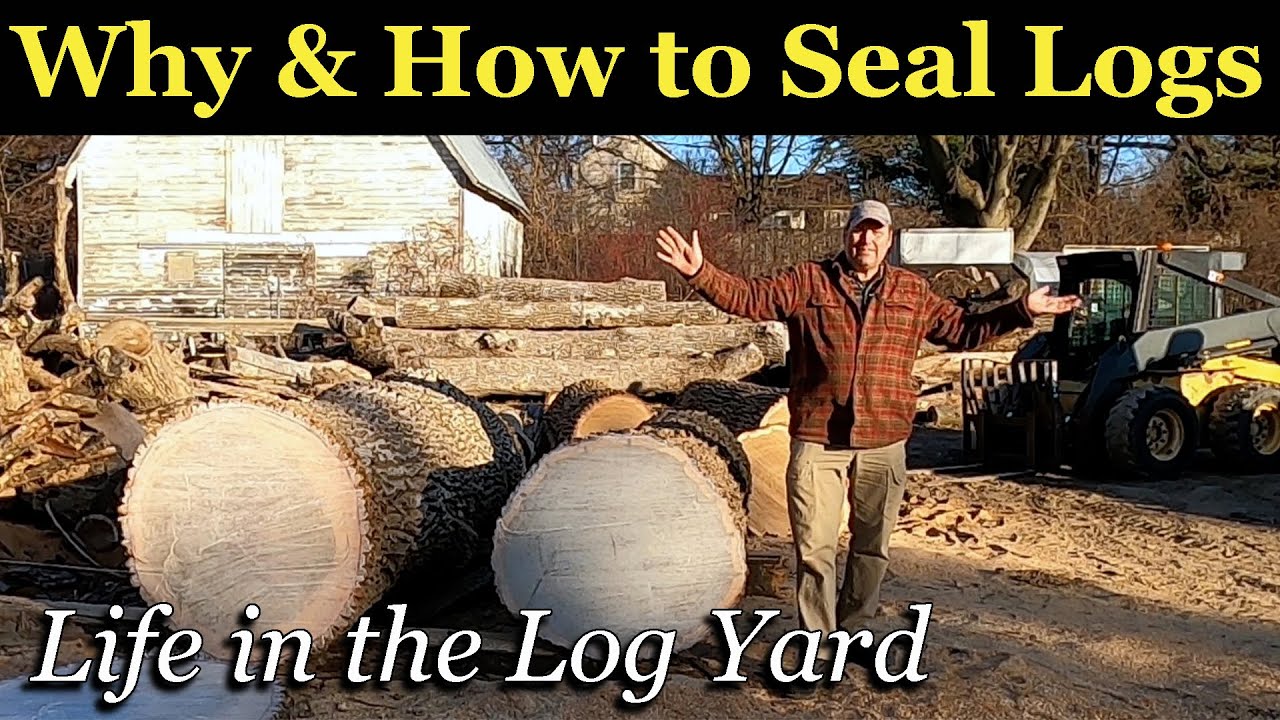 Why & How to Seal End Grain of Logs: ANCHORSEAL - Life in the Log Yard