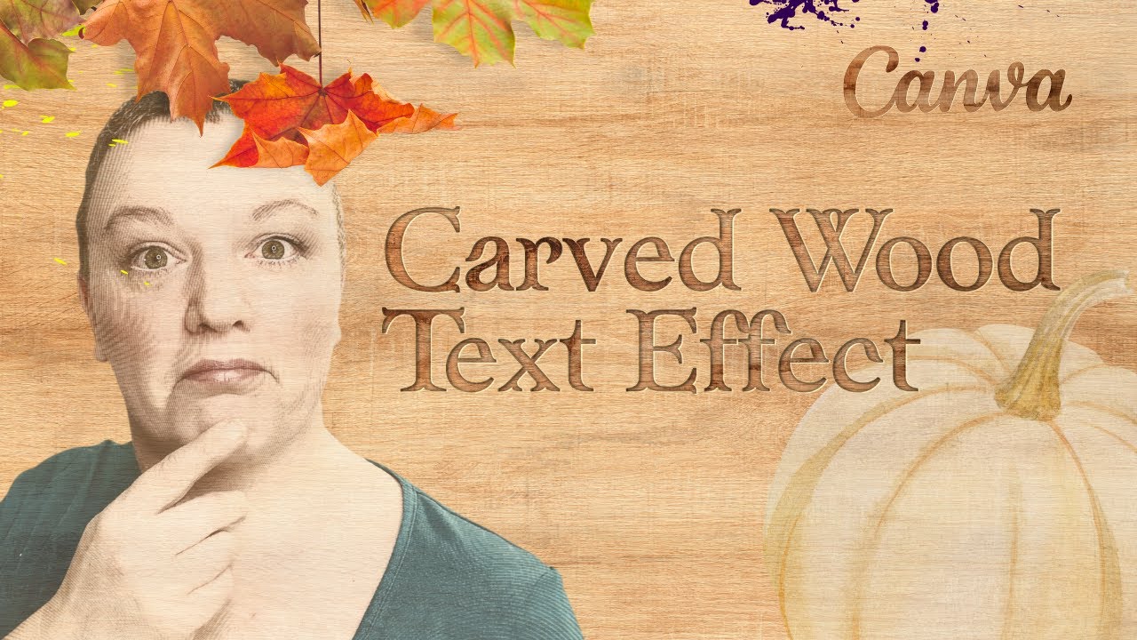 How to Create a Stunning 3D Carved Wood Text Effect in Canva [Step by Step Tutorial with examples]