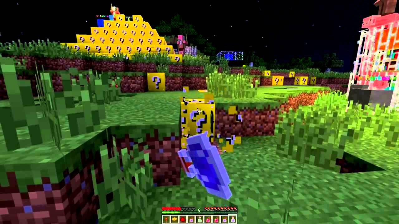 Minecraft: Lucky Block Battle-Arena Part 1 of 2! Modded Mini-Game w/Mitch & Friends!