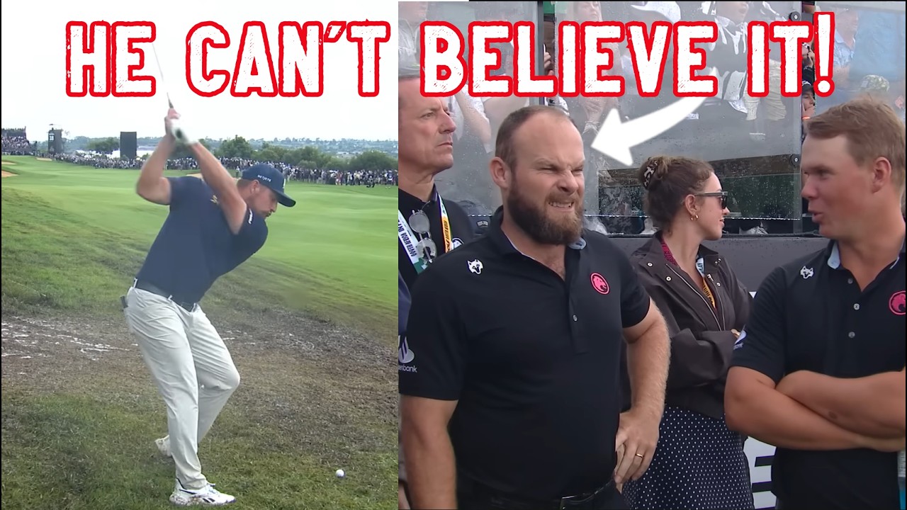 Tyrrell Hatton&rsquo;s Reaction to Bryson&rsquo;s 300yd 3-Wood is PRICELESS! 😲