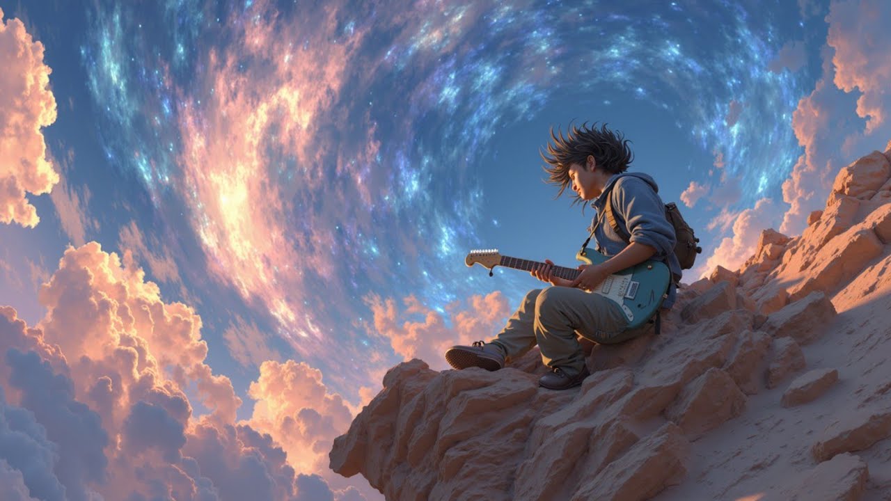 Stoner Psychedelic Rock Guitar Jam - Desert Rock Hypnotic Grooves Instrumental Journey Cosmic