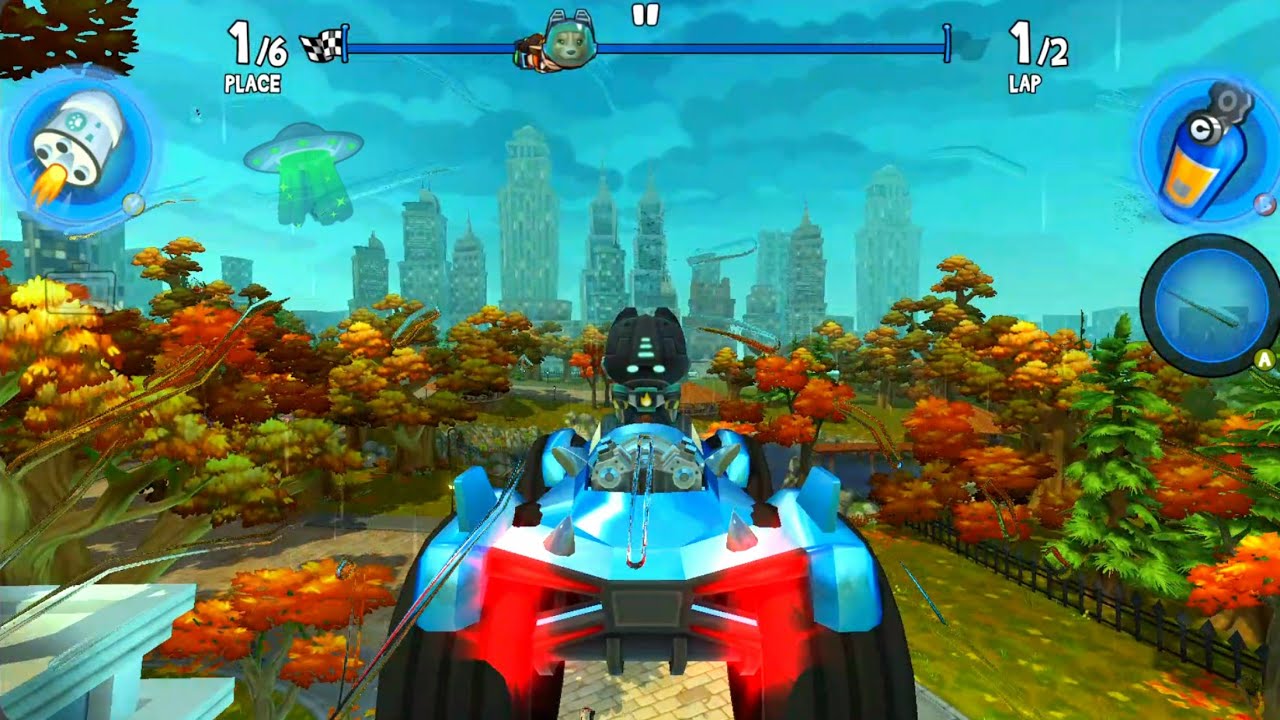 Nova flying Around the City! Supercharged e-Car🚀Beach Buggy Racing 2
