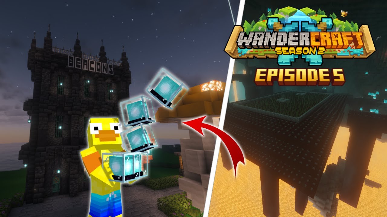 WanderCraft S2E5:  I built an INSANE Beacon Shop