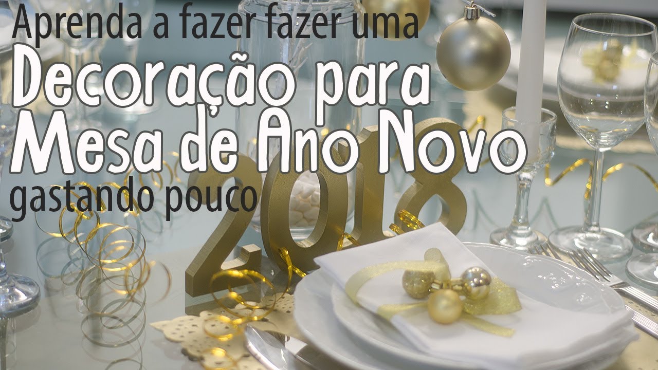 DIY, DECORAÇÃO COMPLETA PARA ANO NOVO, GASTANDO POUCO