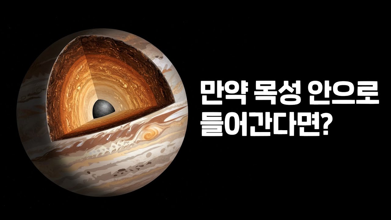 목성 속에는 무엇이 있을까? 목성의 중심까지 들어가보자!
