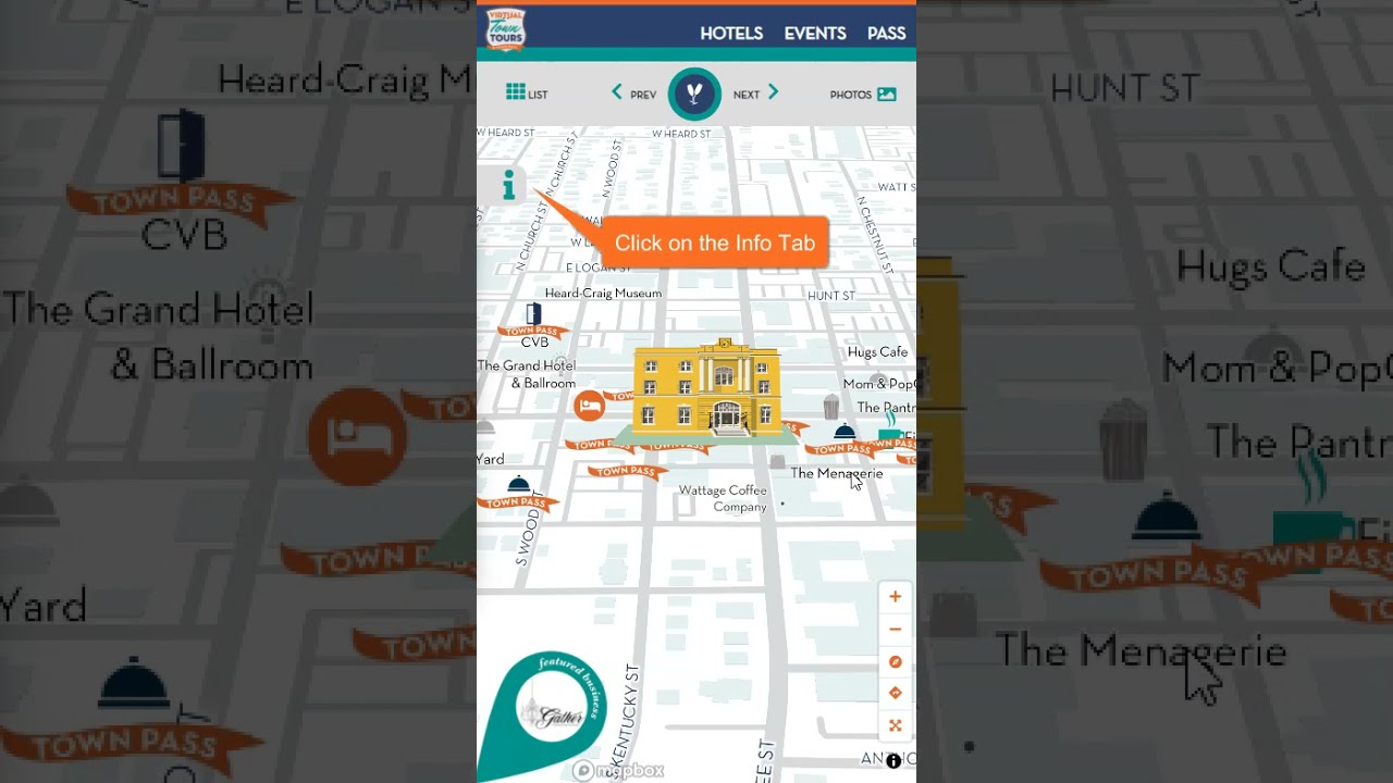 1. Virtual Town Tour - Map Overview