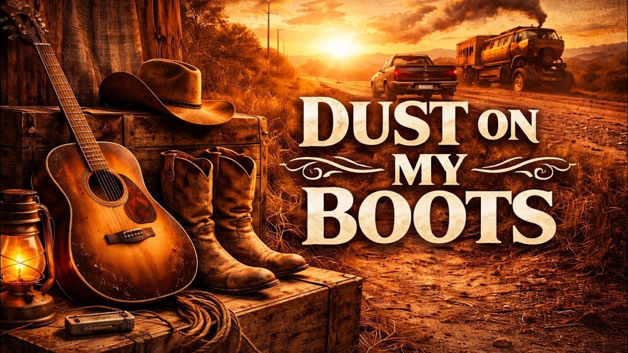 Dust on My Boots country Music versão em da música bota na estrada #música #músicacountry 