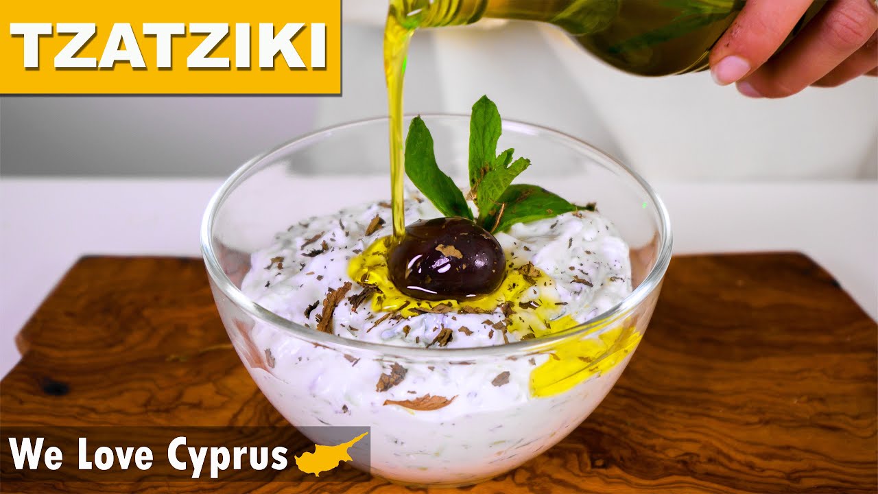 How to make tzatziki sauce with yogurt | Mediterranean recipe tzatziki dip