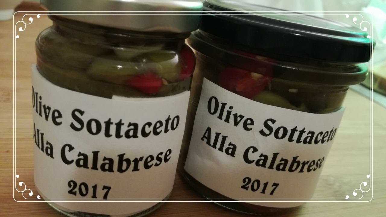 Olive schiacciate con l'aceto | Ricette Calabresi |