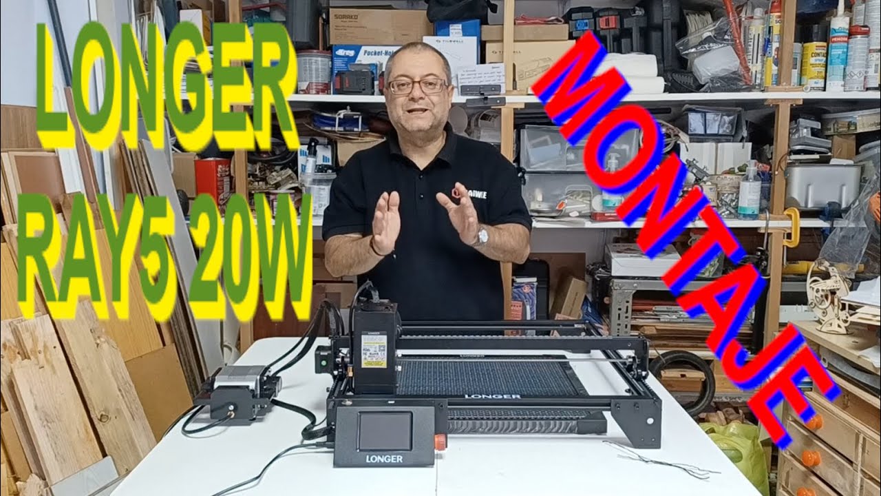 Longer CNC Laser Engraver Ray5 20W - Montaje de esta INCREIBLE MAQUINA y sus componentes