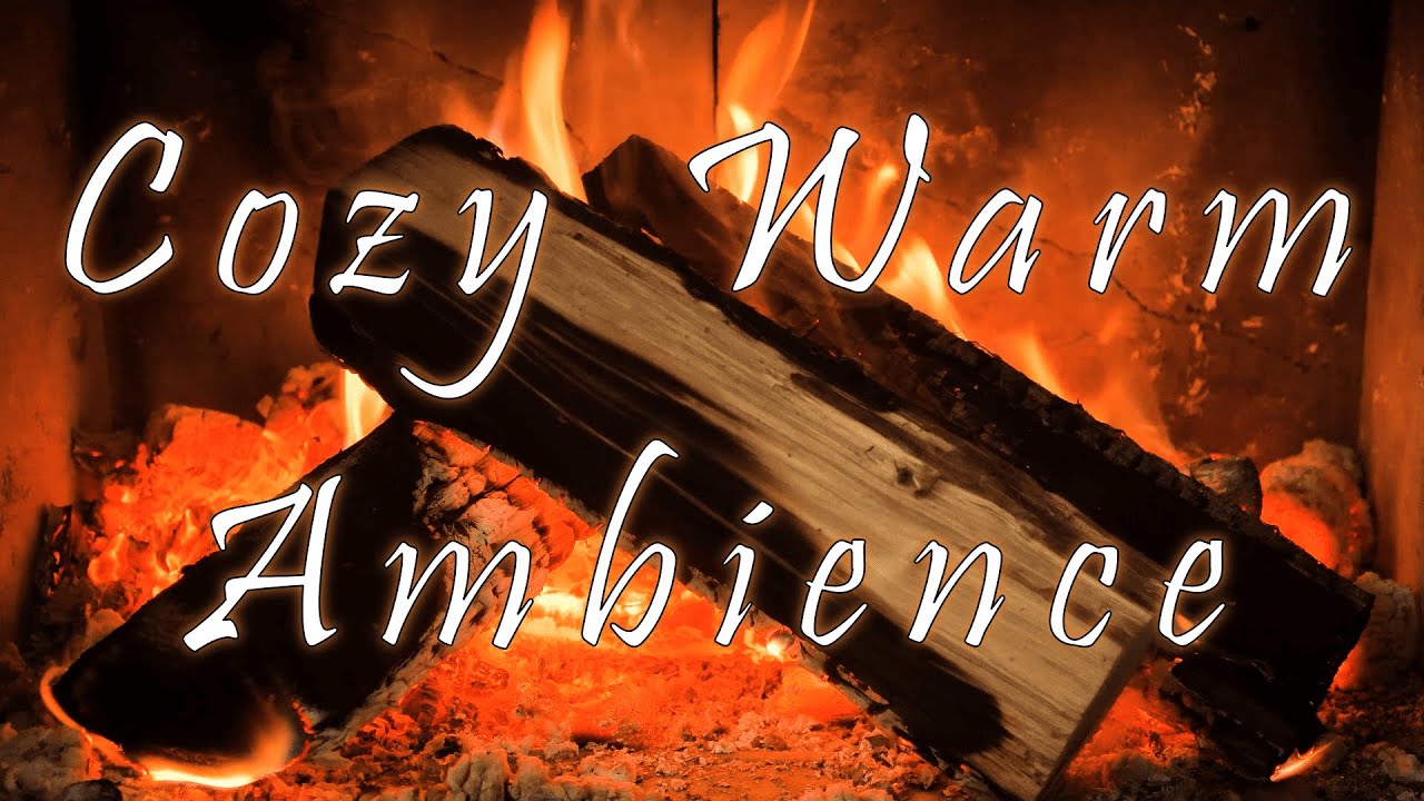 Fireplace In A Small House 🔥 | Cozy Warm Ambience Of Quiet Evening (crackling sounds) | No Music