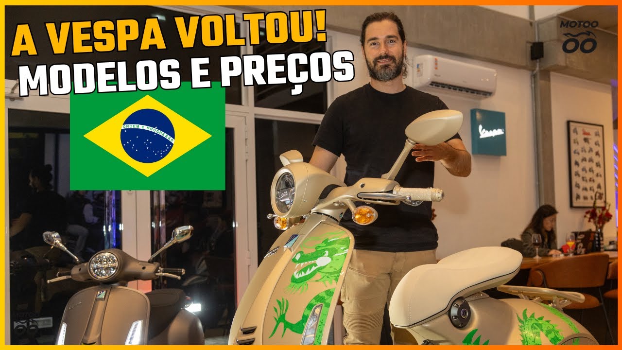 Vespa: o &iacute;cone italiano no Brasil! Pre&ccedil;os e modelos 2025