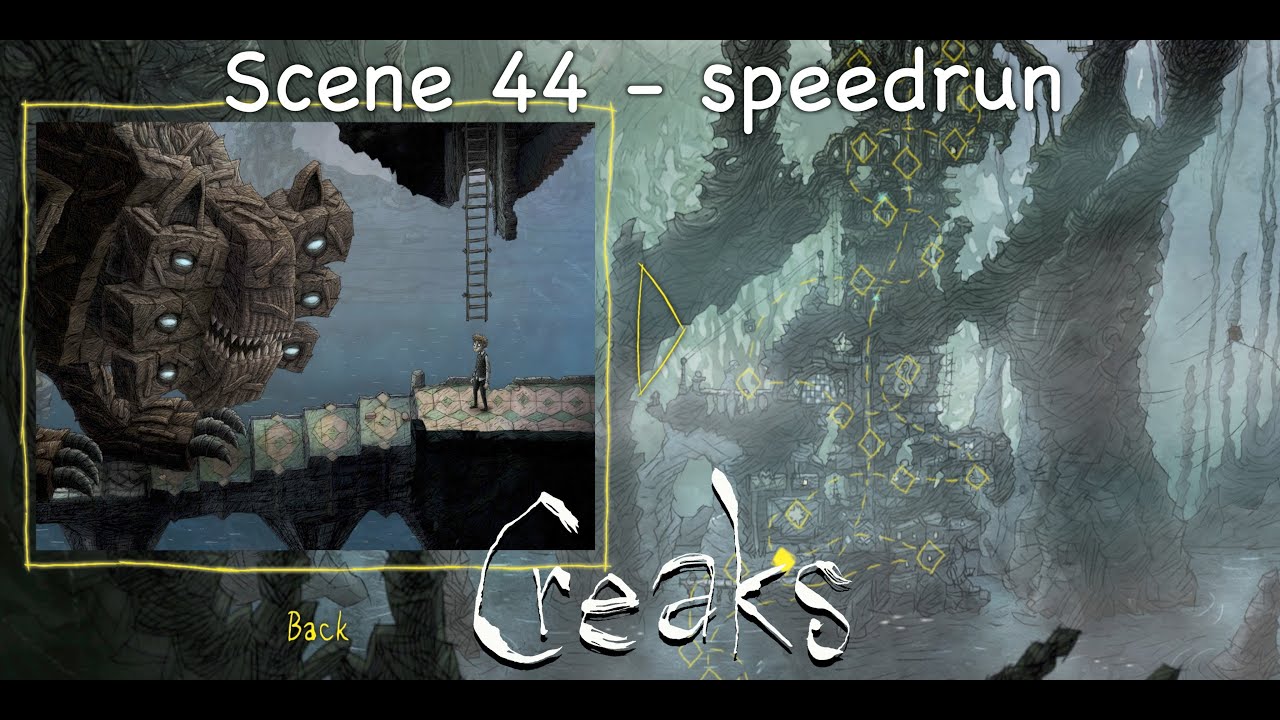 Creaks - scene 44 | playthrough (speedrun) | no game sounds | 4K