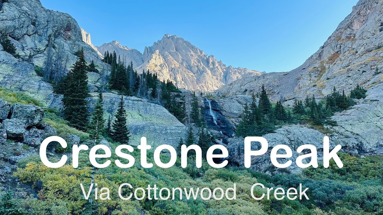 Crestone Peak via Cottonwood Creek, Sangre de Cristo Range, Colorado