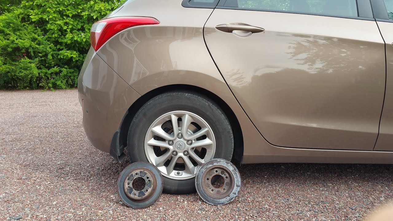 Hyundai i30, byte bromsskivor bak