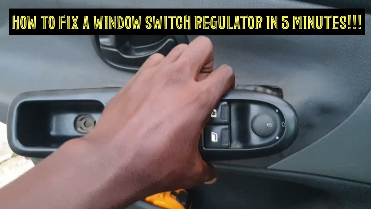 How To Fix A Faulty Window Switch Regulator on a Peugeot 406 in 5 Minutes