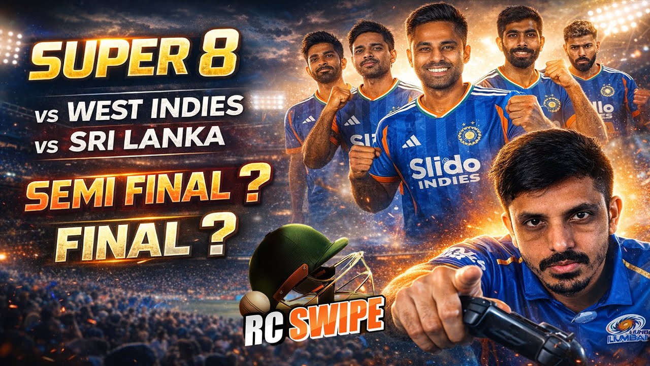Super 8 ,semi final & final in Real Cricket Swipe - Mega update T20 world cup 2026