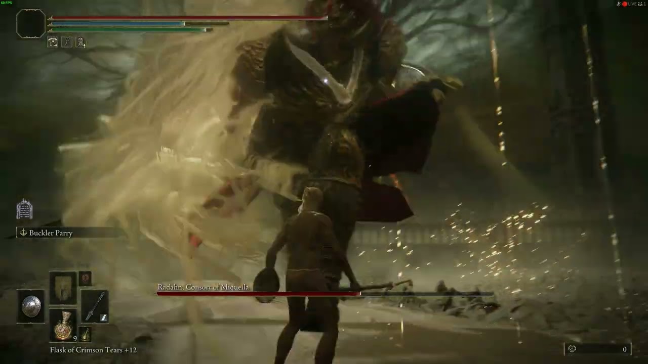 Elden Ring - Promised Consort Radahn NG+7 DLC+ Cold Milady + Buckler Parry Boss Fight