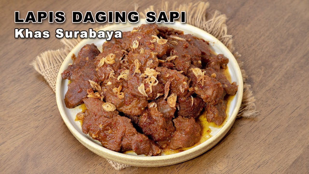 RESEP LAPIS DAGING KHAS SURABAYA