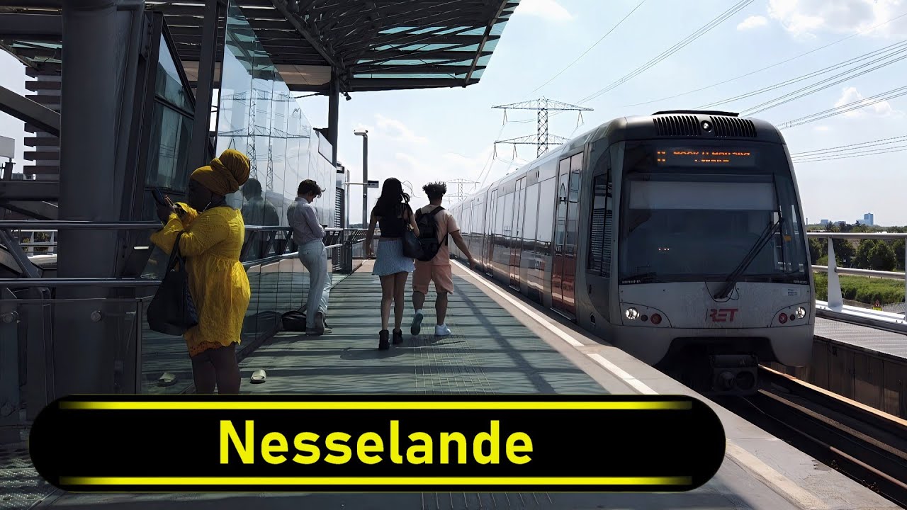 Metro Station Nesselande - Rotterdam 🇳🇱 - Walkthrough 🚶