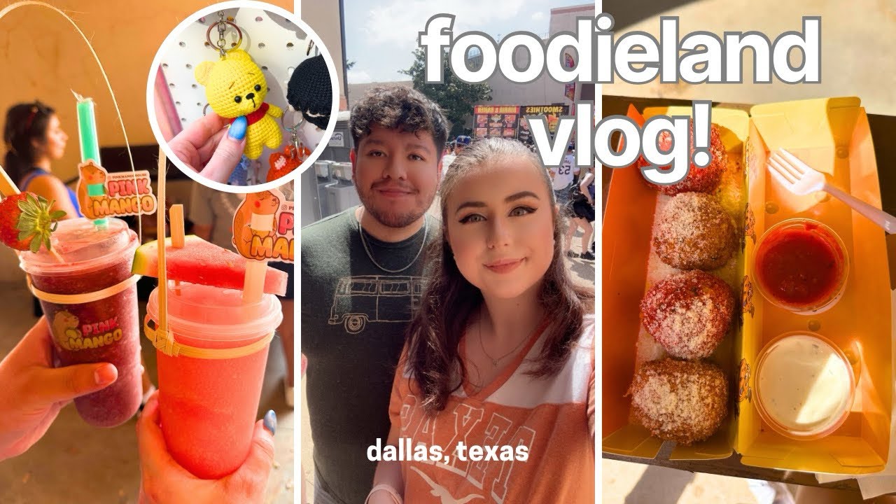Foodieland Vlog | Giant Food Festival in Dallas, Texas!