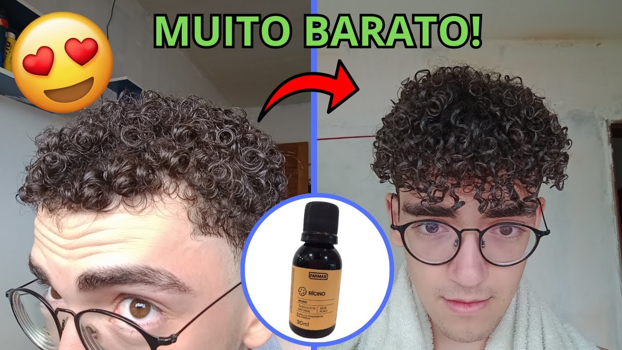 COMO PASSAR O ÓLEO DE RÍCINO NO CABELO CACHEADO MASCULINO DE FORMA CORRETA!