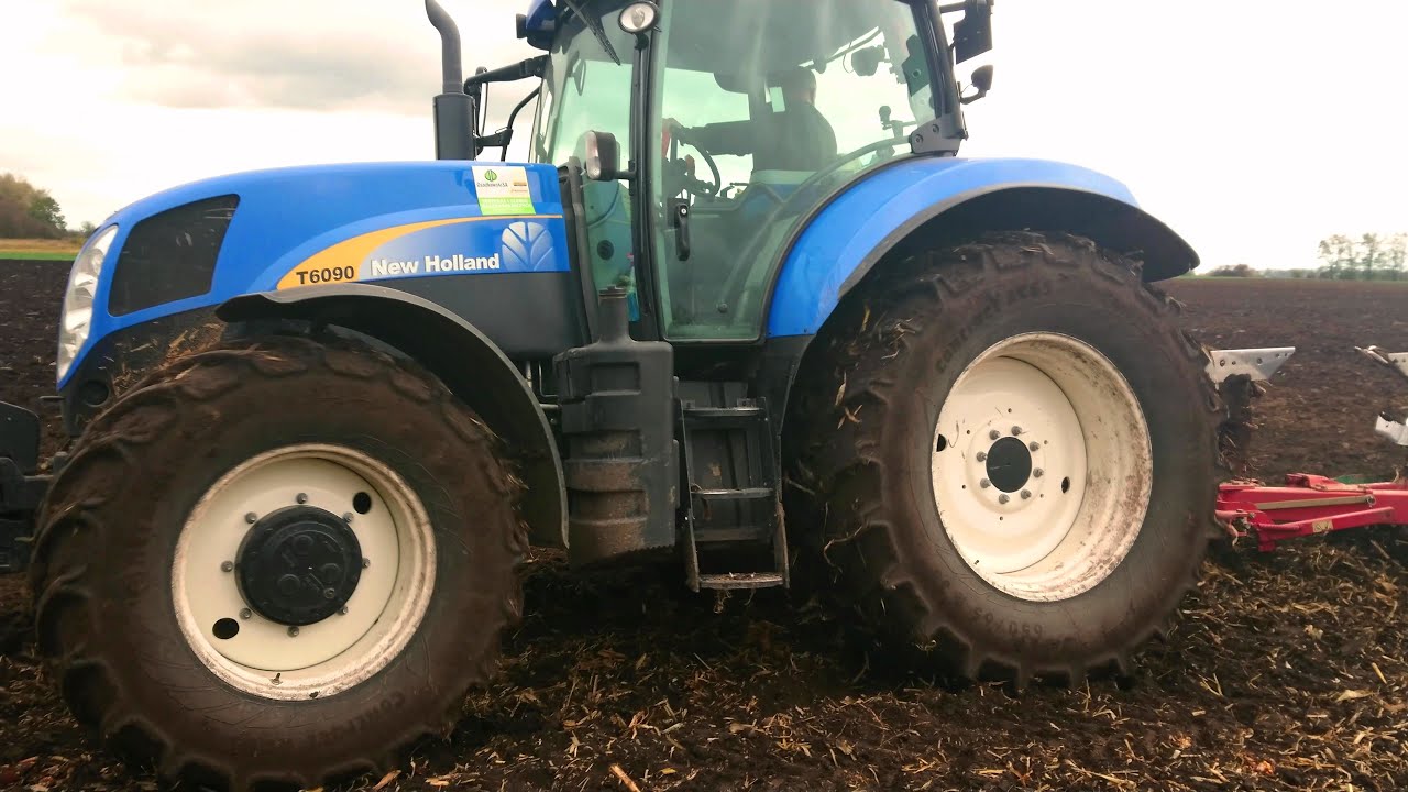 Orka po kukurydzy JESIEŃ 2019# NEW HOLLAND T6090#KVERNELAND#Plowing after corn autumn 2019