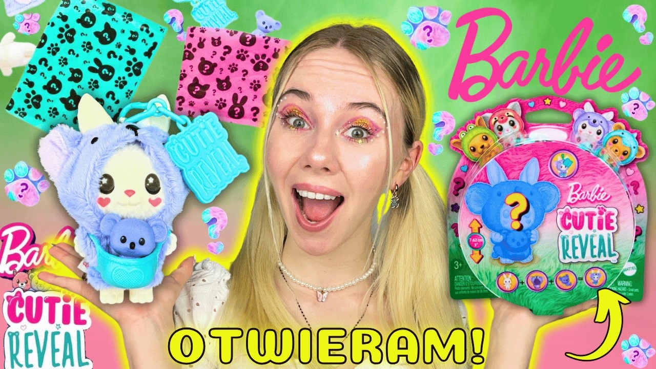 🐬 OTWIERAM ZWIERZACZKI BARBIE CUTIE REVEAL | CUTIE REVEAL | Mattel | Pattje