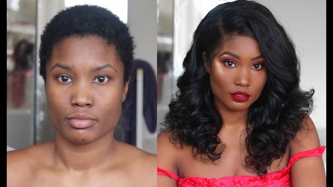 Watch me Transform!! (dark skin/ WOC) - ft Mi Lisa Hair