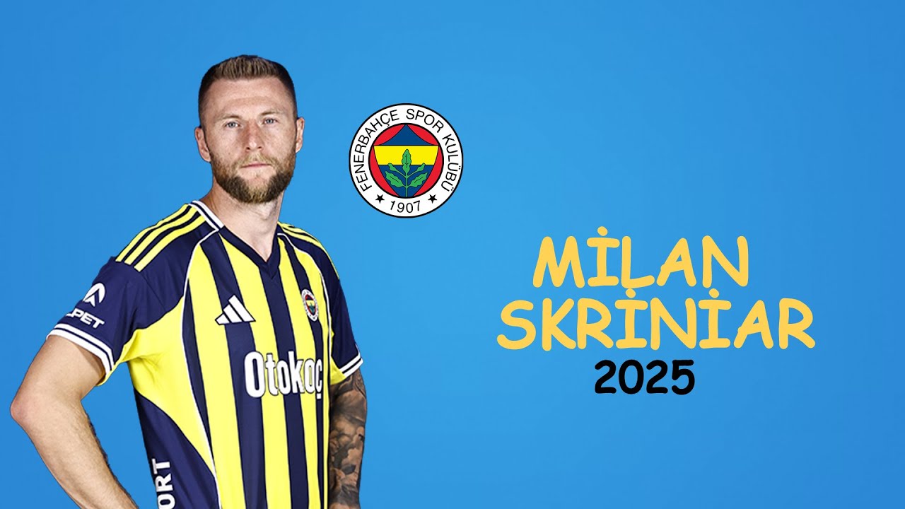 Milan Skriniar | Skills & Defensive Tackles | Fenerbahçe | 2025