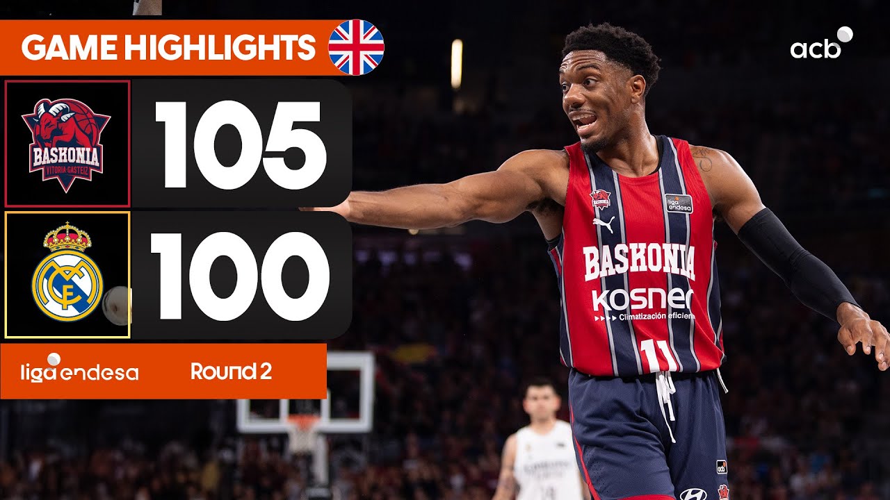 Baskonia - Real Madrid (105-100) GAME HIGHLIGHTS | Liga Endesa 2025-26