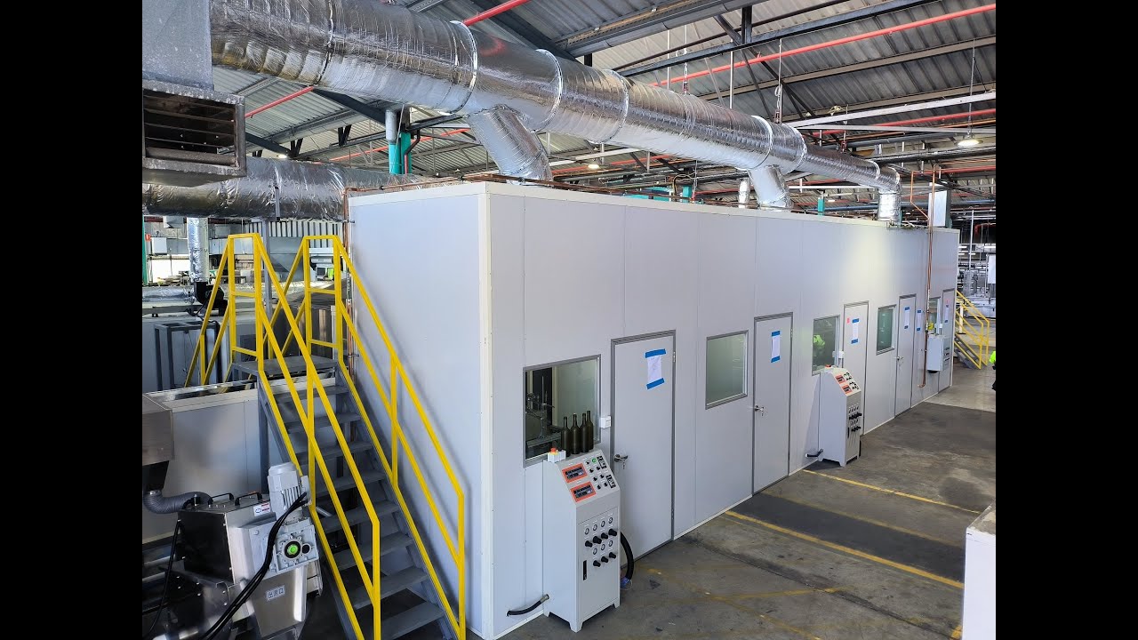 Bottle Coloring Spray Painting Line with Automatic Loading and Unloading System