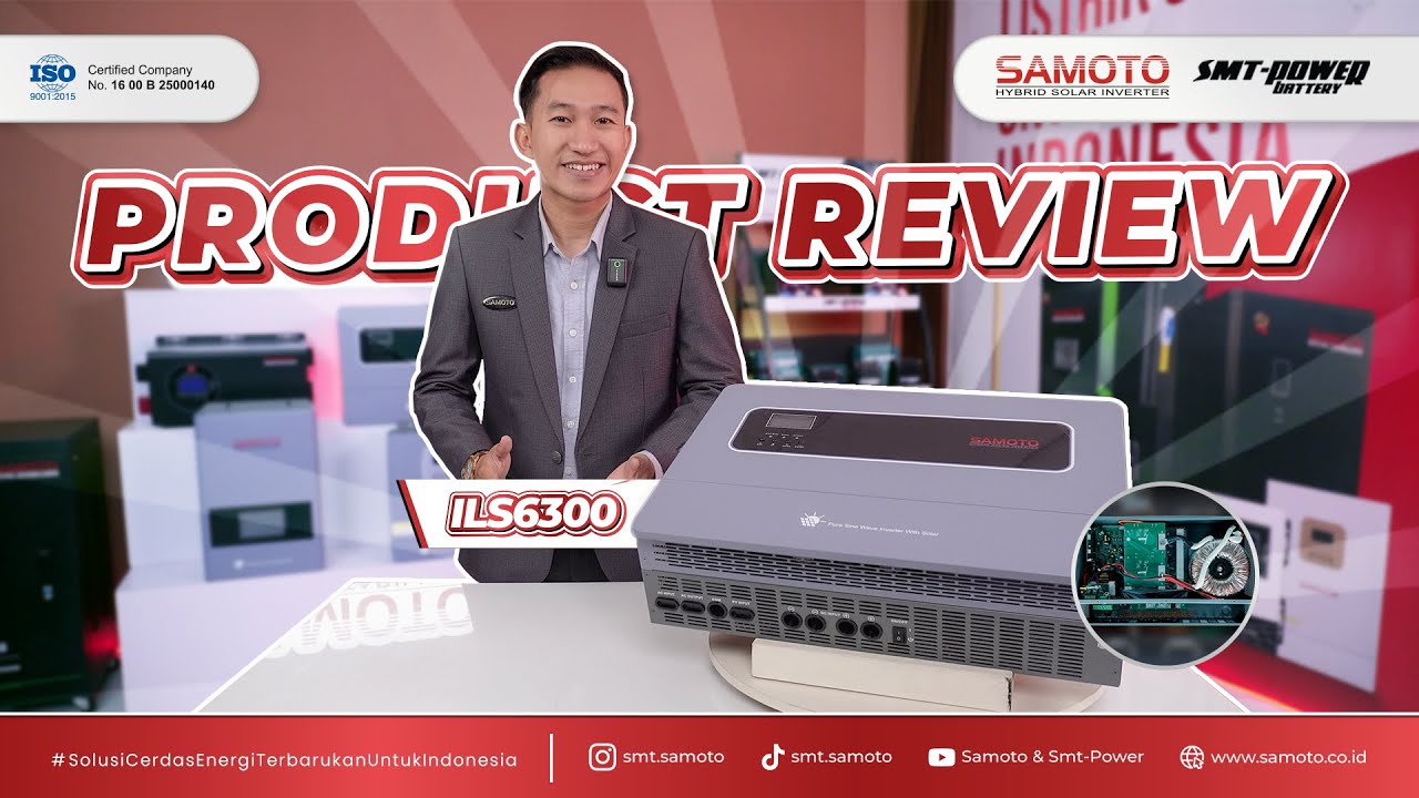 Hybrid Solar Inverter Samoto Low Frequency 6300VA  | ILS6300 Review