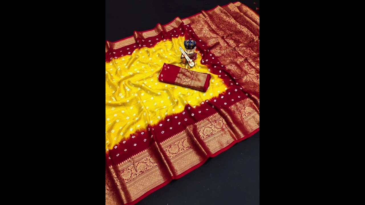 bandini sarees with kanchi border #trending
